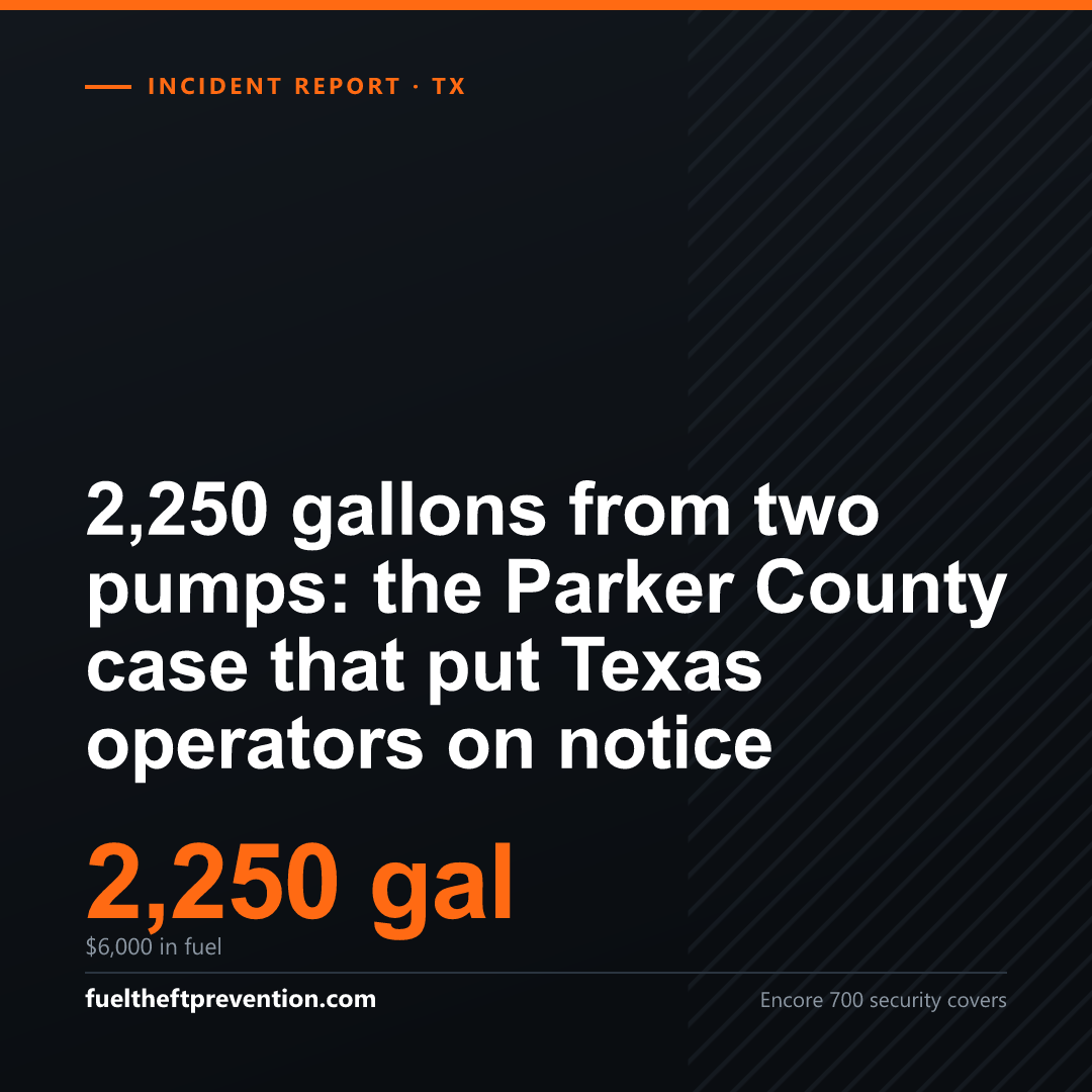 Square social image for: 2,250 gallons from two pumps: the Parker County case that put Texas operators on notice